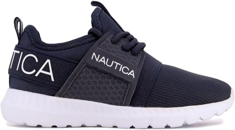 Nautica Kids Girls Metallic Fashion Sneaker Lace-Up Athletic Running Shoe I kappil I (Big Kid - Little Kid - Toddler)