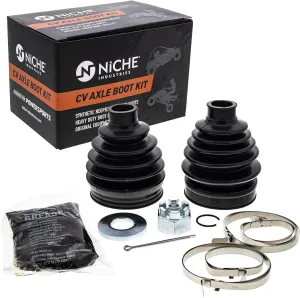 NICHE Front CV Axle Boot Kit For Can-Am Defender HD8 HD5 705401345 705401355 UTV