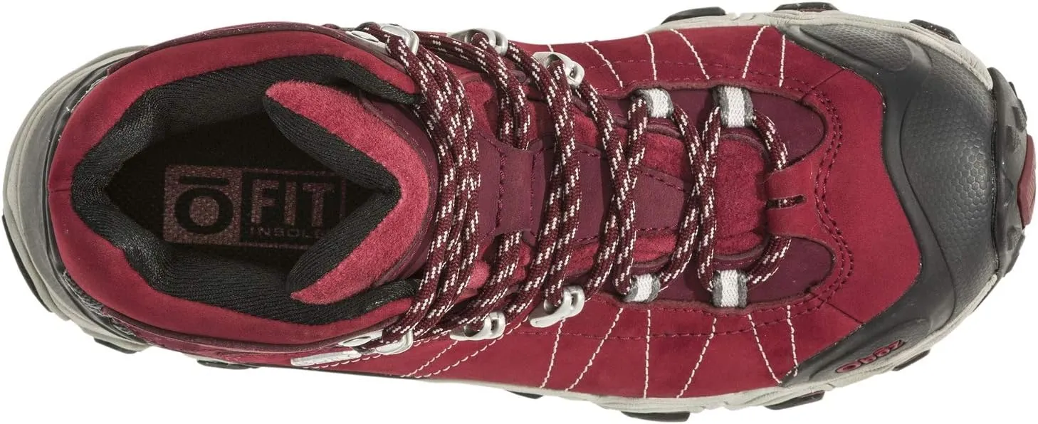 Oboz Bridger Mid B-DRY Hiking Boot - Women's Rio Red 6 Wide