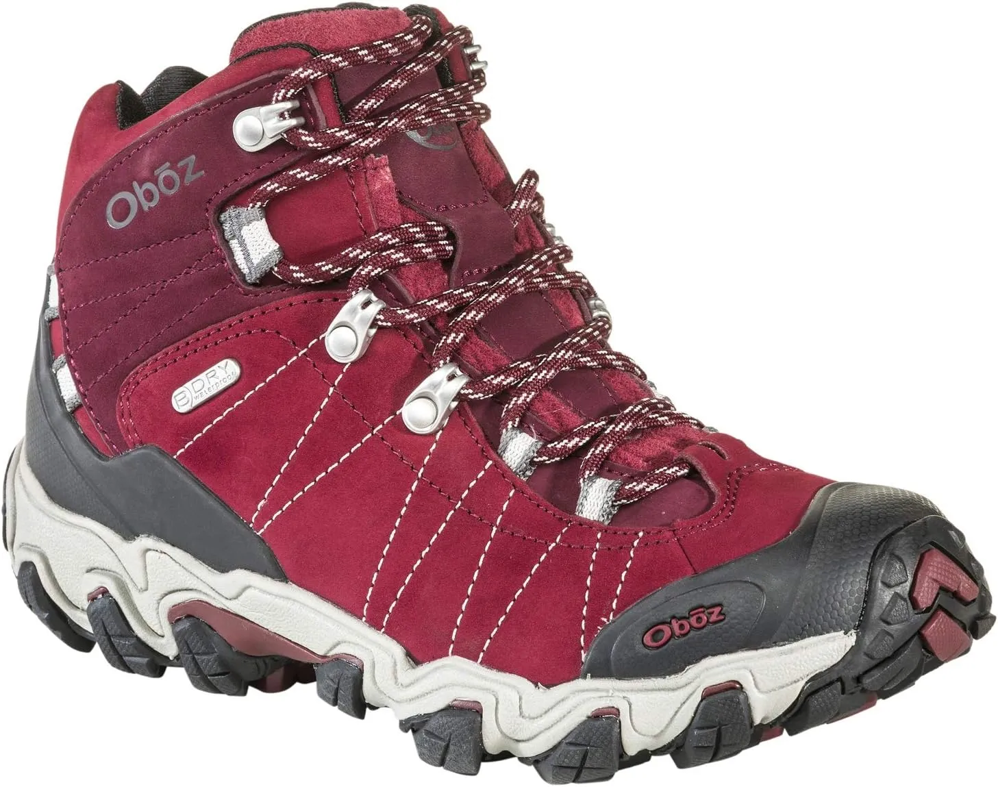 Oboz Bridger Mid Women's Waterproof Hiking Boot Rio Red - 7.5 Wide
