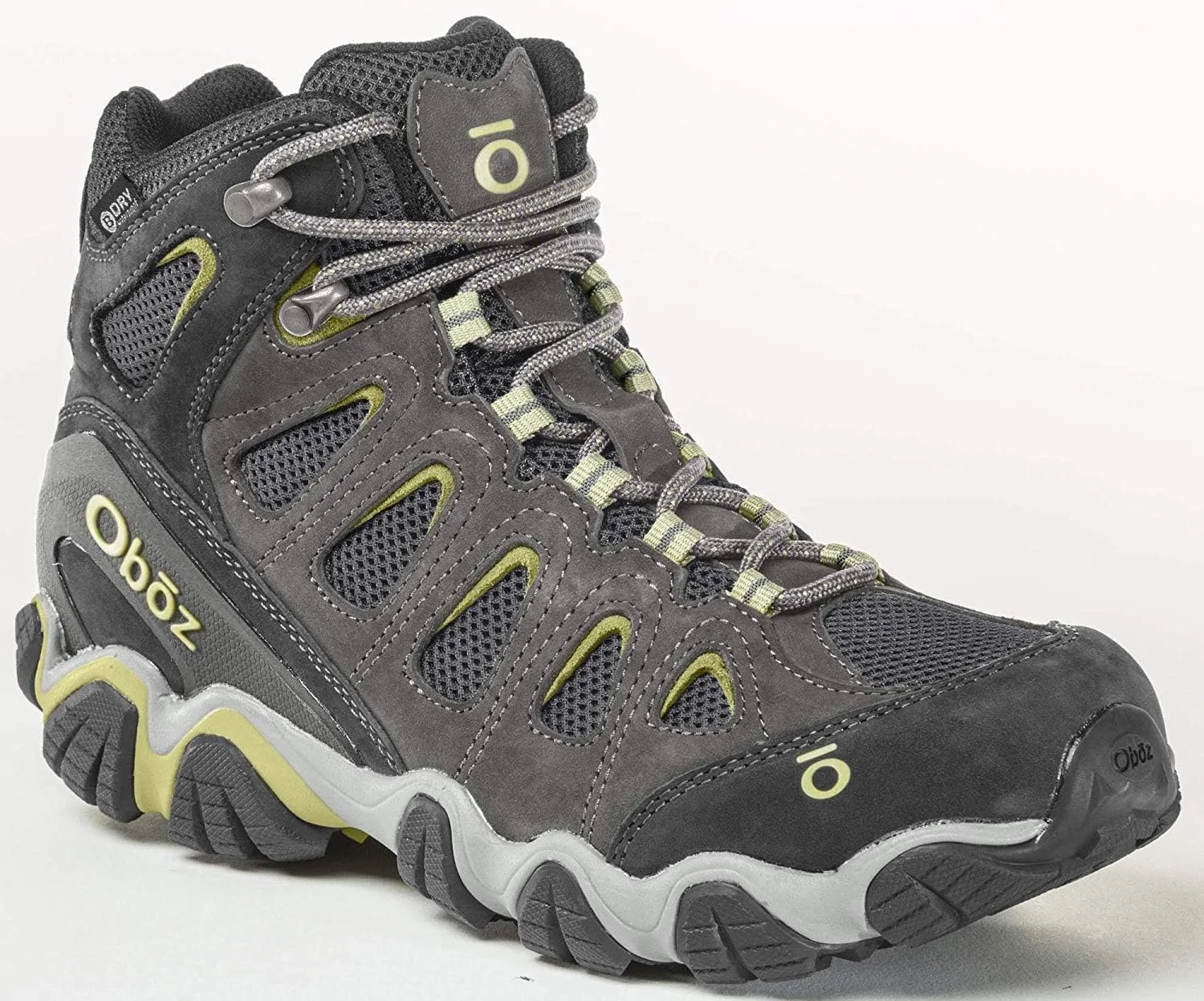 Oboz Sawtooth II Mid B-Dry Hiking Boot - Men's Dark Shadow/Woodbine Green 9.5 Wide