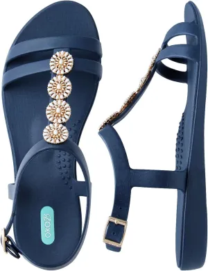 Oka-B Women's Morgan Flat Sandal with Straps