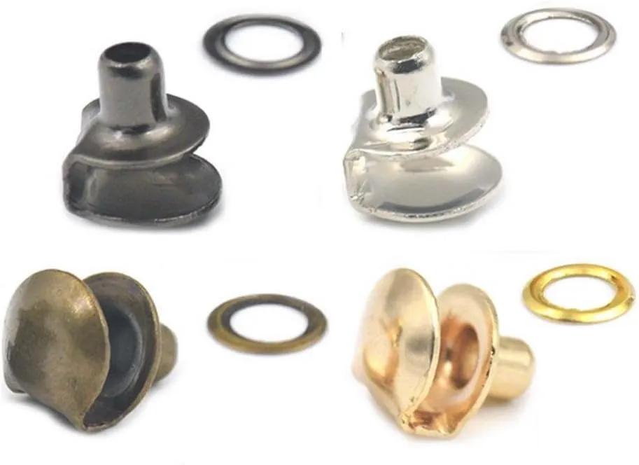 One Tool   20 Pcs 10mm Boot Hook eyelet Buckle For Shoelace Hiking Rock Climbing Washer GunBlack