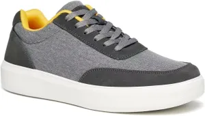 OrthoComfoot Men's Orthopedic Fashion Sneakers for Plantar Fasciitis: Comfortable Orthotic Walking Shoes with Arch Support, Casual Orthotic Flat Feet Shoes for Ankle and Foot Pain Relief