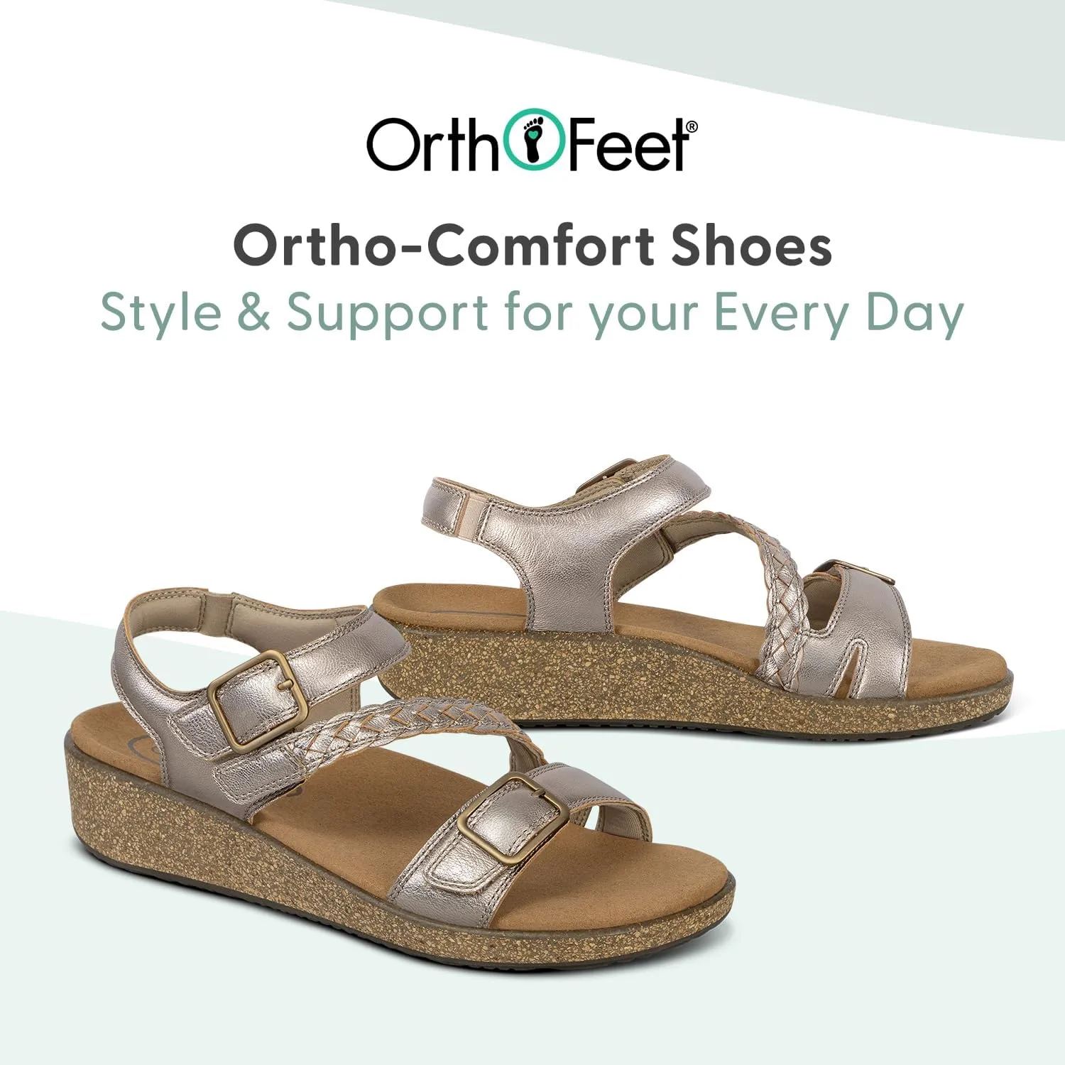 Orthopedic Women's Orthopedic Leather Chloe Sandals