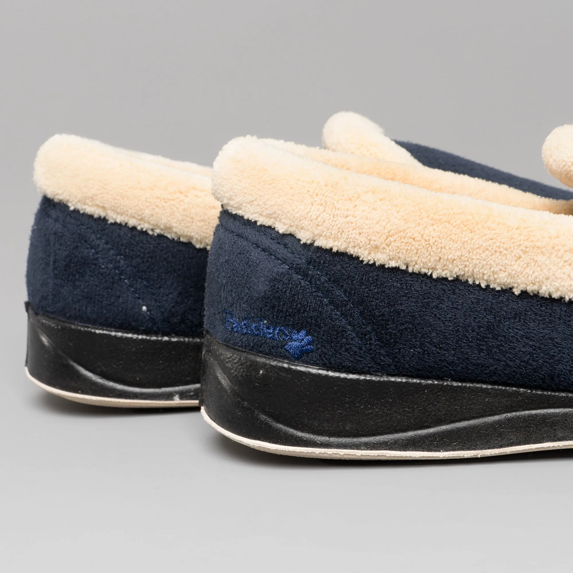 Padders REPOSE Womens (EE Fit) Full Slippers Navy
