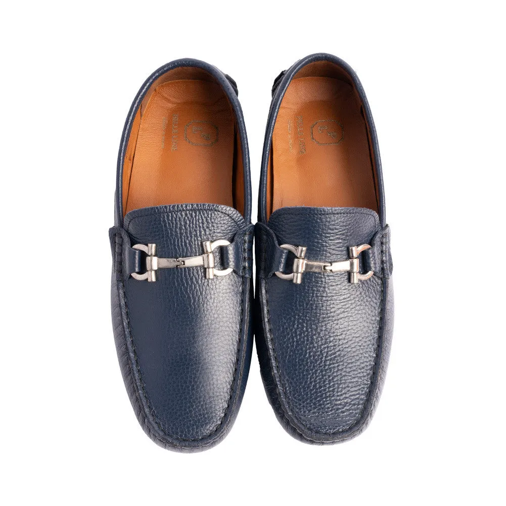 Pelle Line Palm beach Driving shoes- Navy