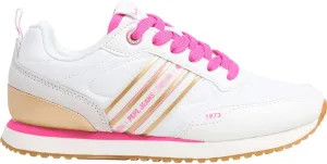 Pepe Jeans Girl's Regular Sneak, White, 7.5 us