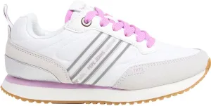 Pepe Jeans Girl's Regular Sneak, White, 8.5 us