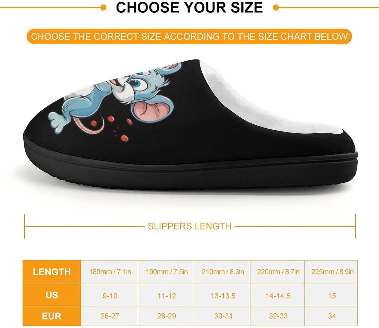 Pizza Rat Kids Toddler Cotton Slippers Slip-on House Shoes for Bedroom Indoor Outdoor