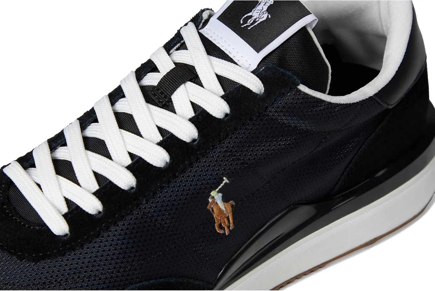 POLO RALPH LAUREN Men's Train 89 Suede-Paneled Sneakers