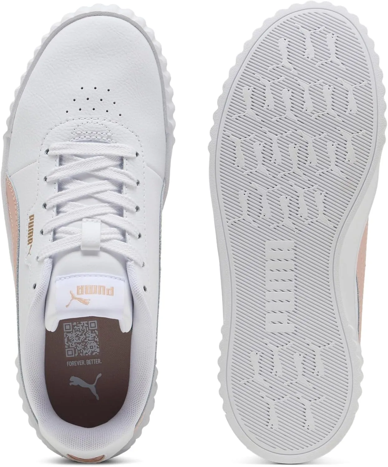 PUMA Women's Carina Leather Shoes Sneaker