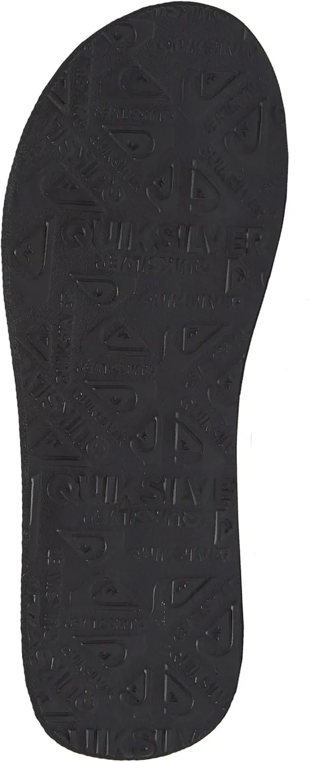 Quiksilver Men's Carver Suede 3 Point Flip Flop Athletic Sandal