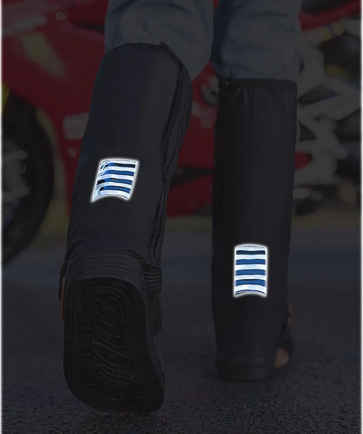 Rain Boot Shoes With Zippers Nonslip PVC Rainproof Boot With Zippers For Outdoor Sports Hiking