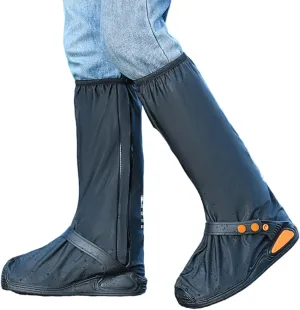 Rain Boot Shoes With Zippers Nonslip PVC Rainproof Boot With Zippers For Outdoor Sports Hiking