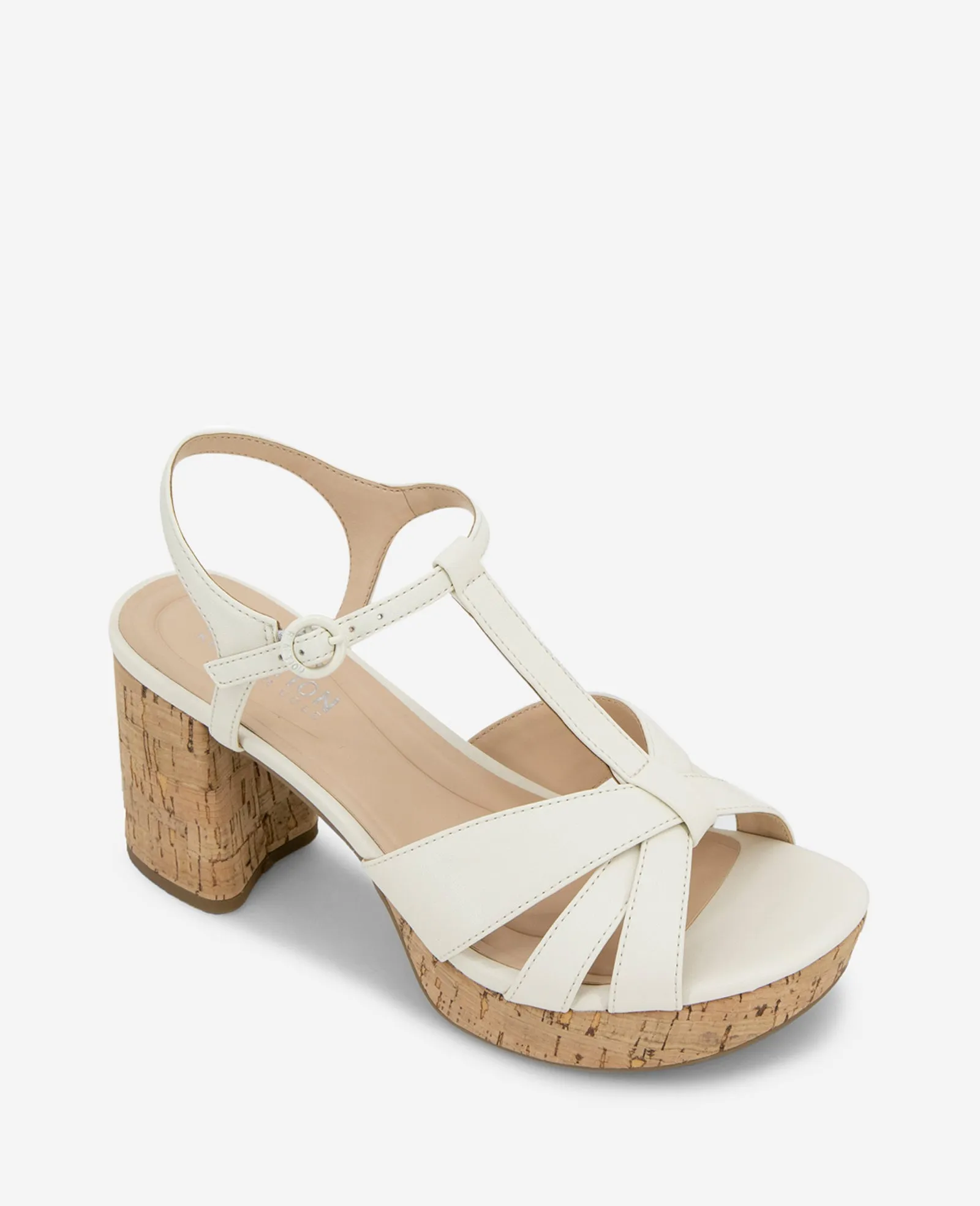 REACTION - Reina Platform T-Strap Sandal