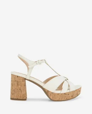 REACTION - Reina Platform T-Strap Sandal