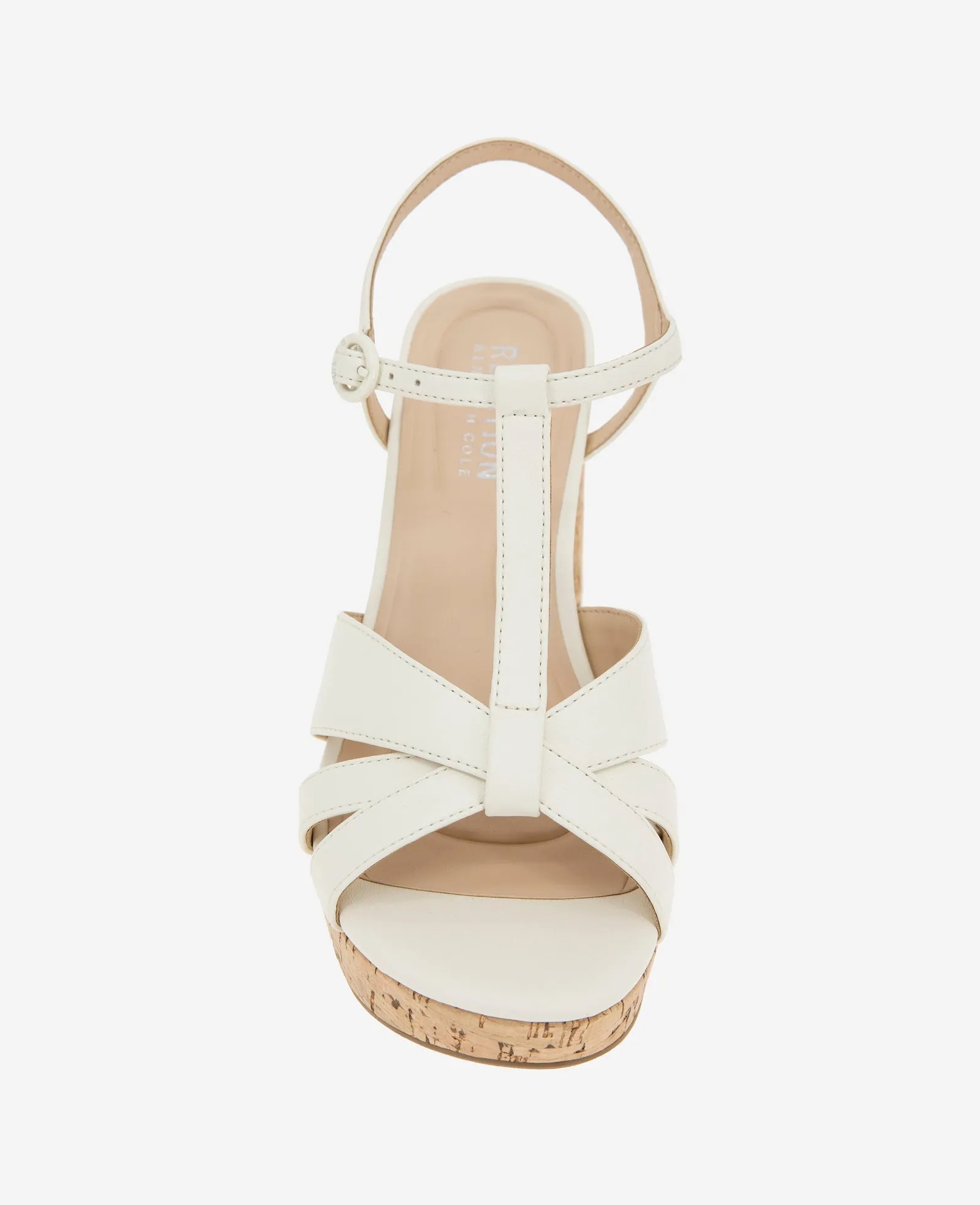 REACTION - Reina Platform T-Strap Sandal