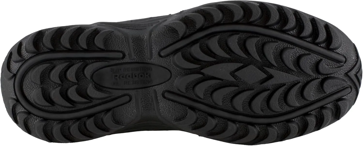 Reebok Men's Rapid Response Rb Safety Toe 6" Stealth Boot with Side Zipper Military & Tactical