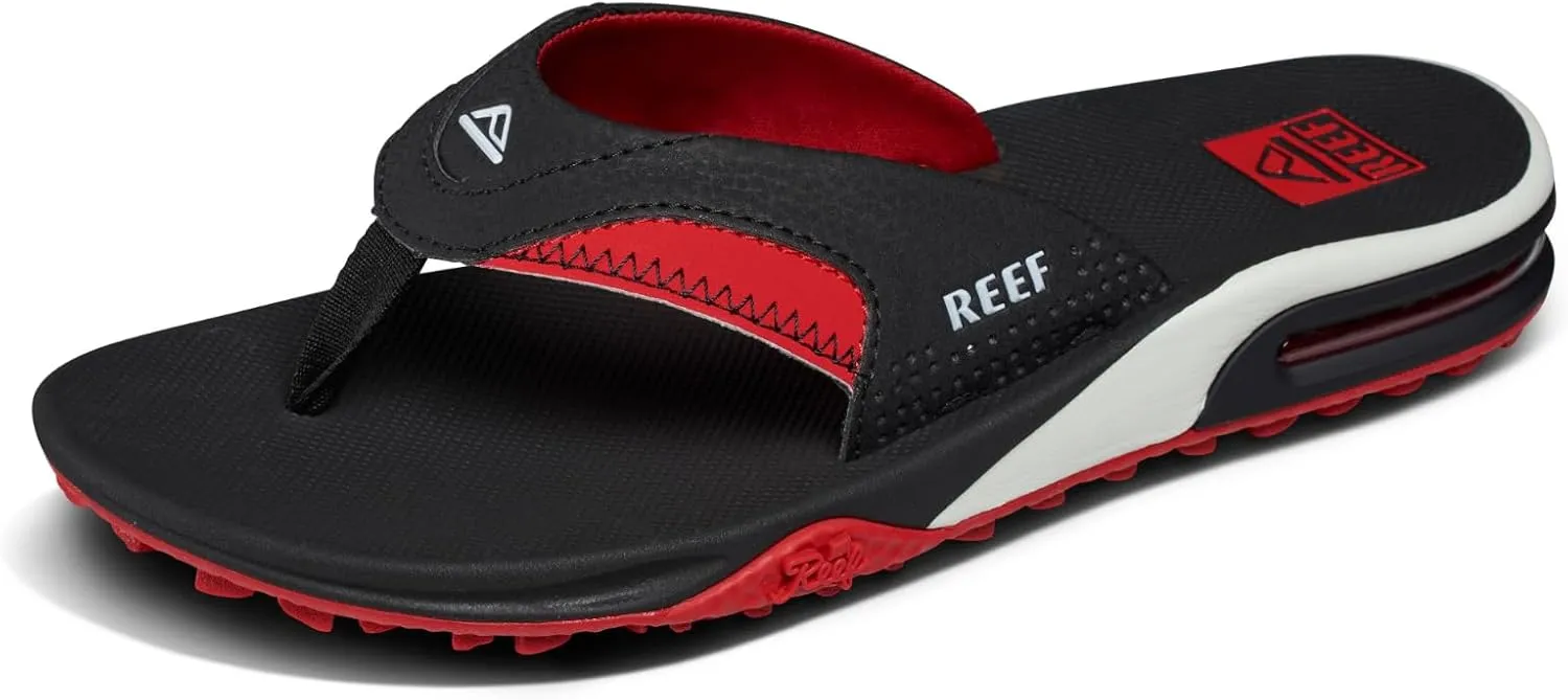 REEF Fanning Pregame Men's Bottle Opener Flip Flop, Arch Support, Durable Outsole, Water Friendly