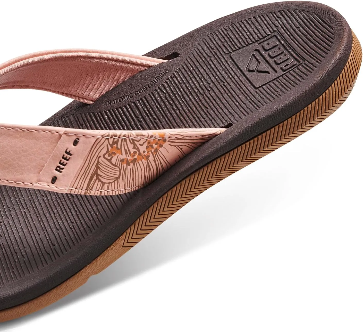 REEF Santa Ana Women's Flip Flop, Arch Support, Water Friendly, Non Marking Outsole