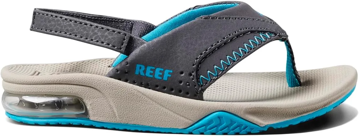 REEF Toddler/Little Kid Fanning Flip Flop, Arch Support, Durable Outsole, Water Friendly, Backstrap
