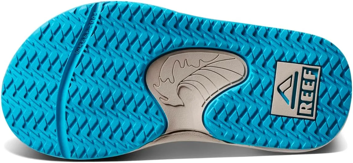 REEF Toddler/Little Kid Fanning Flip Flop, Arch Support, Durable Outsole, Water Friendly, Backstrap