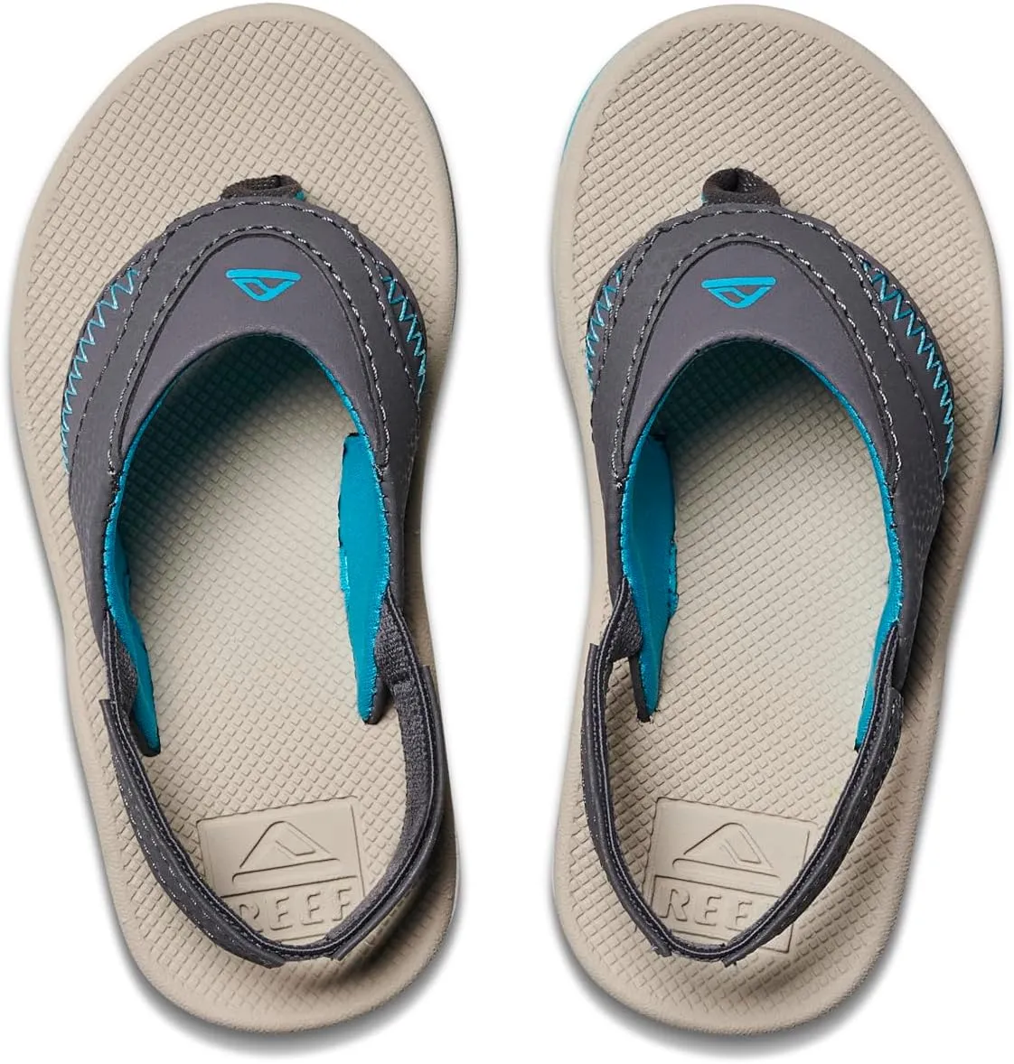 REEF Toddler/Little Kid Fanning Flip Flop, Arch Support, Durable Outsole, Water Friendly, Backstrap