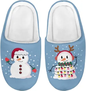 Renewold Boys Girls House Slipper Kids Warm Plush Winter Cotton Slippers Slip On Nonslip Indoor Slippers Shoes