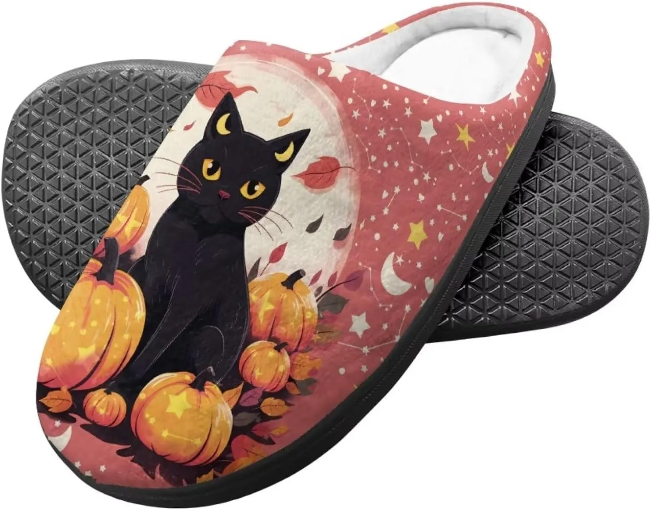 Renewold Kids Warm Plush Winter Cotton Slippers Boys Girls House Slipper Slip On Nonslip Indoor Slippers Shoes
