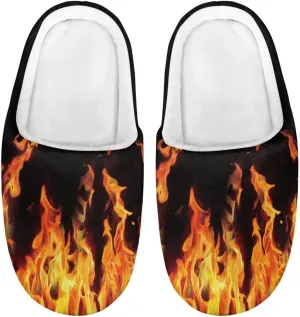 Renewold Kids Warm Plush Winter Cotton Slippers Boys Girls House Slipper Slip On Nonslip Indoor Slippers Shoes