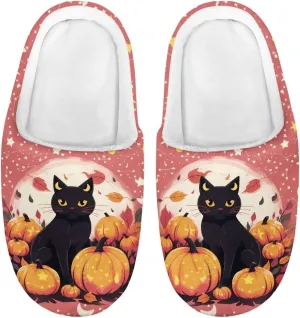 Renewold Kids Warm Plush Winter Cotton Slippers Boys Girls House Slipper Slip On Nonslip Indoor Slippers Shoes