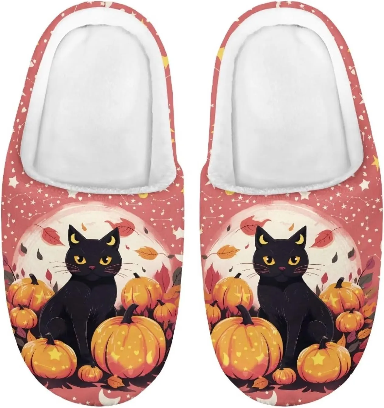 Renewold Kids Warm Plush Winter Cotton Slippers Boys Girls House Slipper Slip On Nonslip Indoor Slippers Shoes