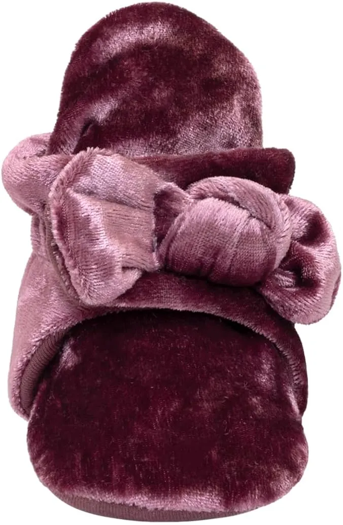 Robeez Baby Girls and Boys Crib Fleece Sherpa Snap Booties with Slip-Resistant Soles for Infant and Toddler, 0-18 Months