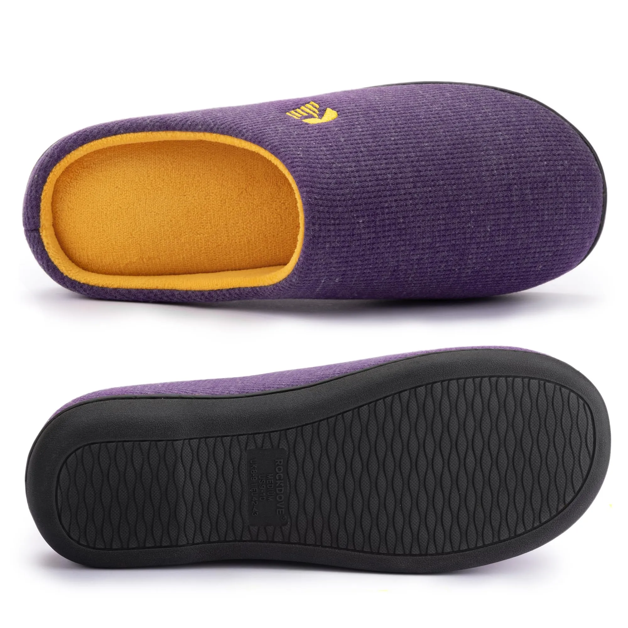 RockDove Men's Original Two-Tone Memory Foam Slipper