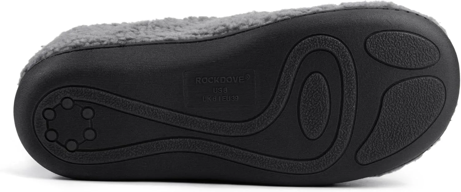 RockDove Women's Camper Moc Slipper with Sherpa Fleece