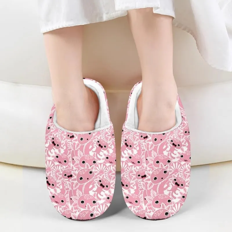 Rooster Toddler Kids Slippers, Frog Girls Boys Warm Fleece Winter Household Slippers, with Non-Skid Soles
