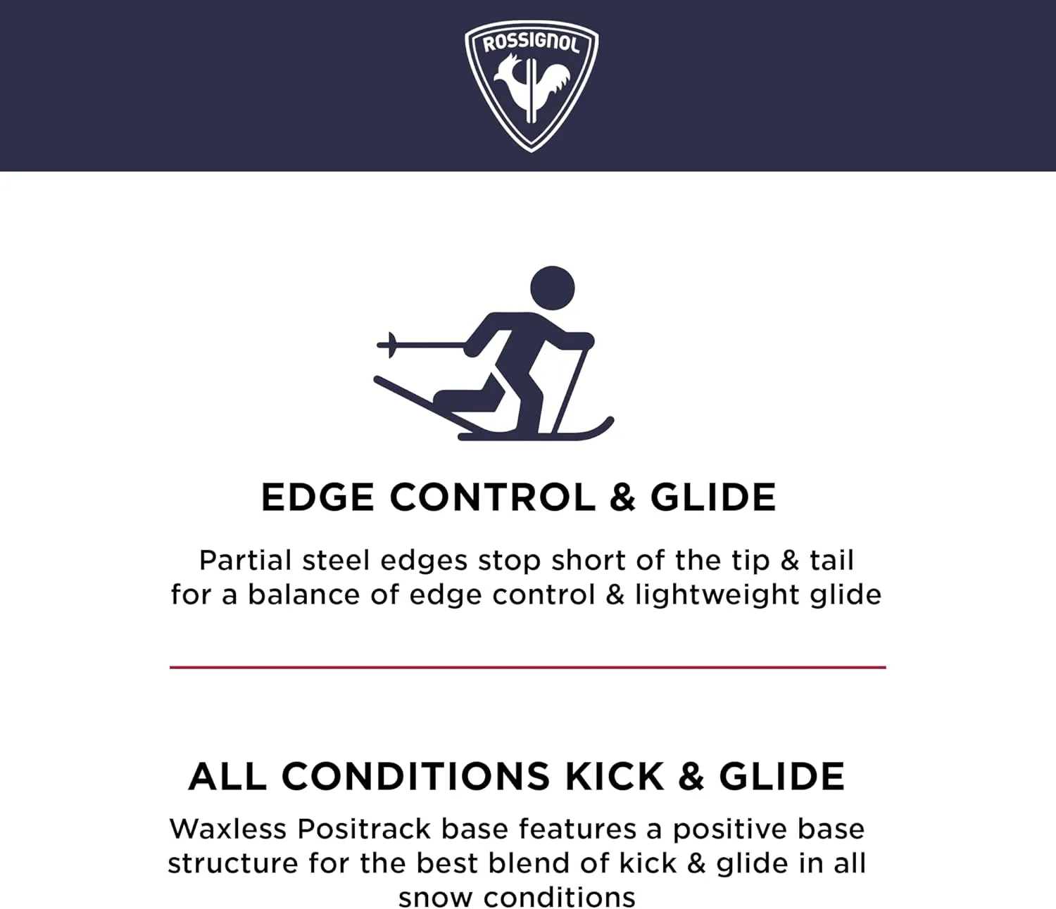 Rossignol EVO OT 65 Positrack IFP- Cross Country Skis for Men - Control Step-in