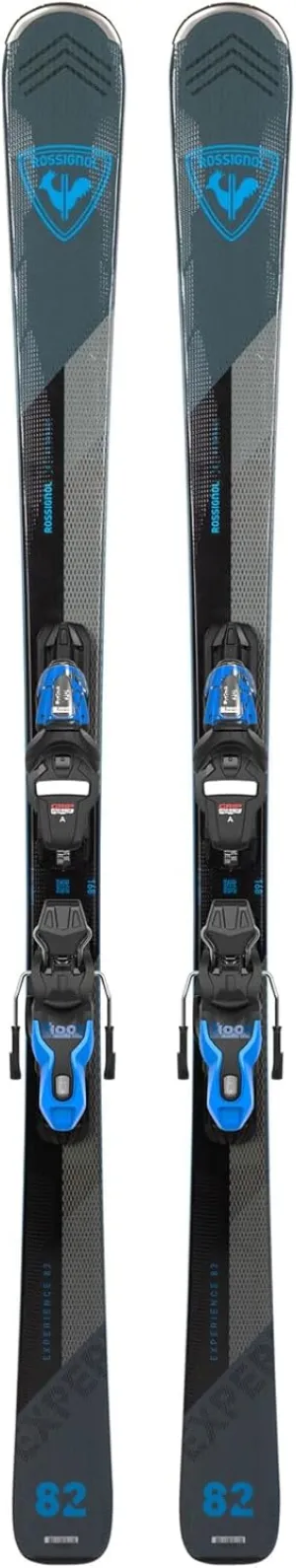 ROSSIGNOL Men's Experience 82 Basalt Skis | Stable Lightweight Vibrations-Free All-Mountain Alpine Skis for Ultimate Control & Performance | Xpress 11 GW B83 Bindings Included