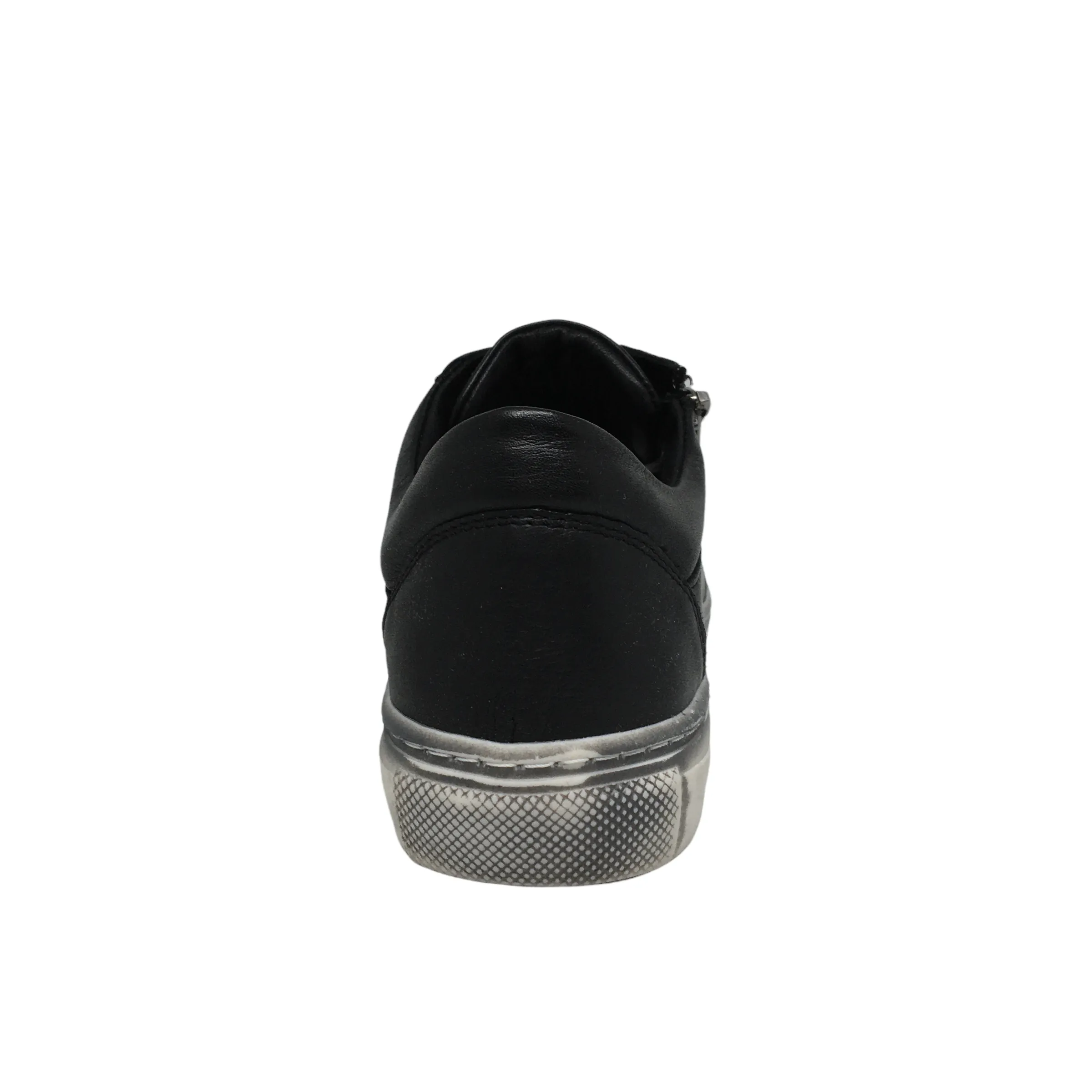 Sala Ronnie ~ Black ~ Tan ~ Taupe ~ White ~ Navy ~ Leather Zip Shoe