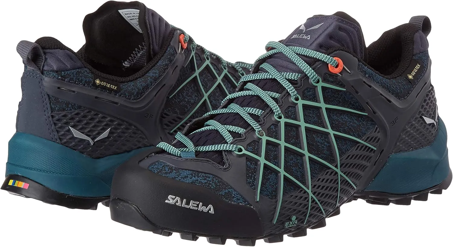 Salewa Men's Crow GTX Waterproof Gore-Tex Trail Boots for Trekking, Climbing, & Mountaineering