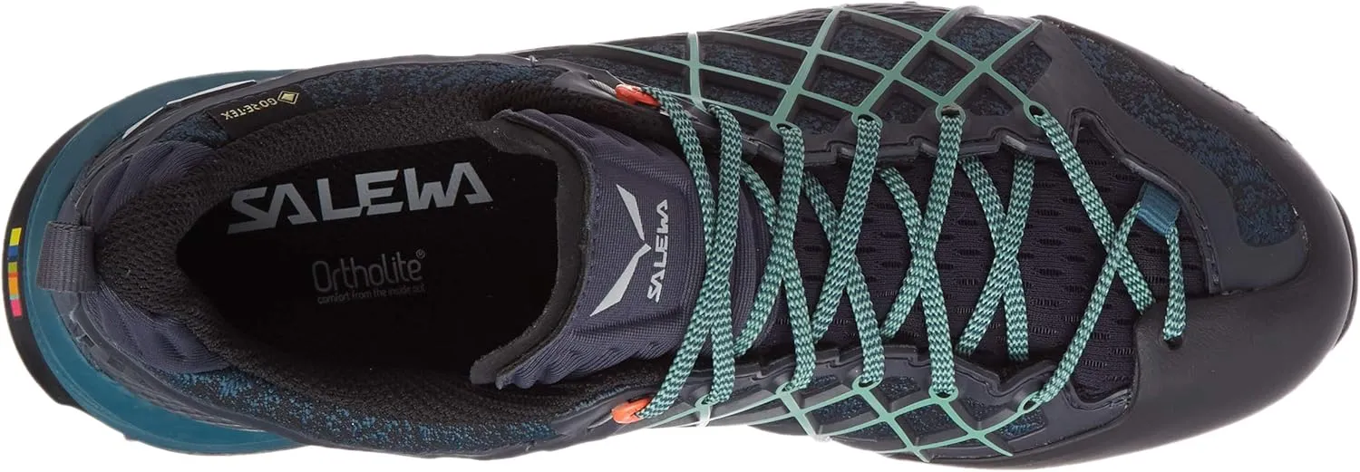 Salewa Men's Crow GTX Waterproof Gore-Tex Trail Boots for Trekking, Climbing, & Mountaineering