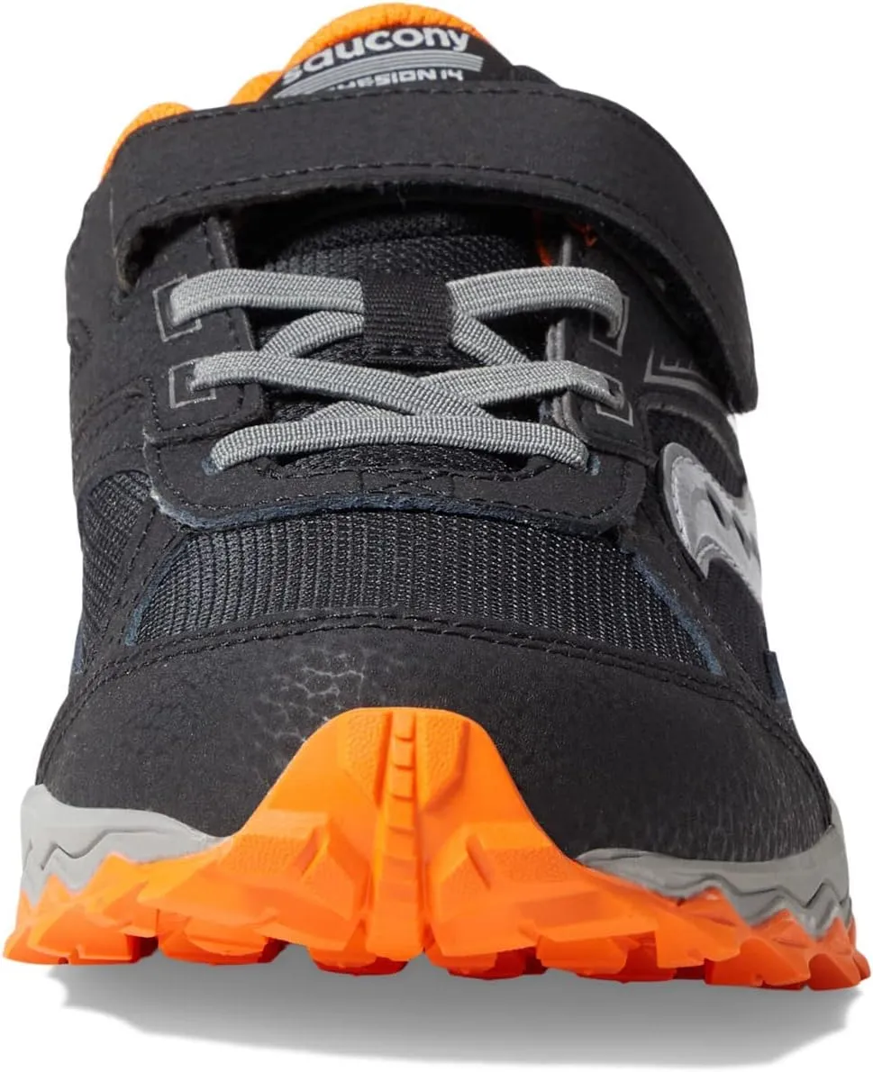 Saucony Unisex-Child Cohesion Tr14 Alternative Closure Trail Running Shoe
