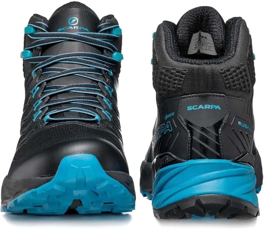 SCARPA Men's Rush Mid GTX Waterproof Gore-Tex Shoes for Hiking and Trail Running