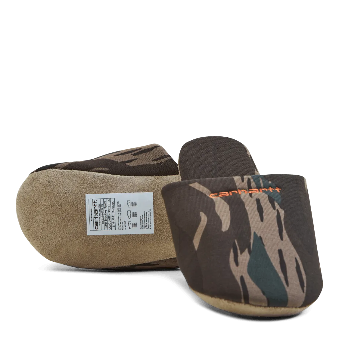 Script Embroidery Slippers 80/ Camo Unite / Copperton