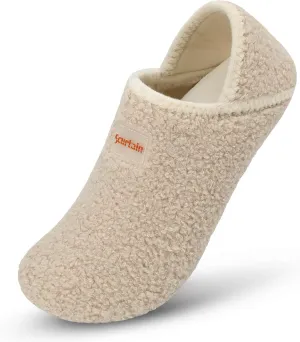 Scurtain Slippers for Women Men House Slipper Socks Lightweight Unisex Adults Barefoot Shoes Non-Slip Travel Slippers