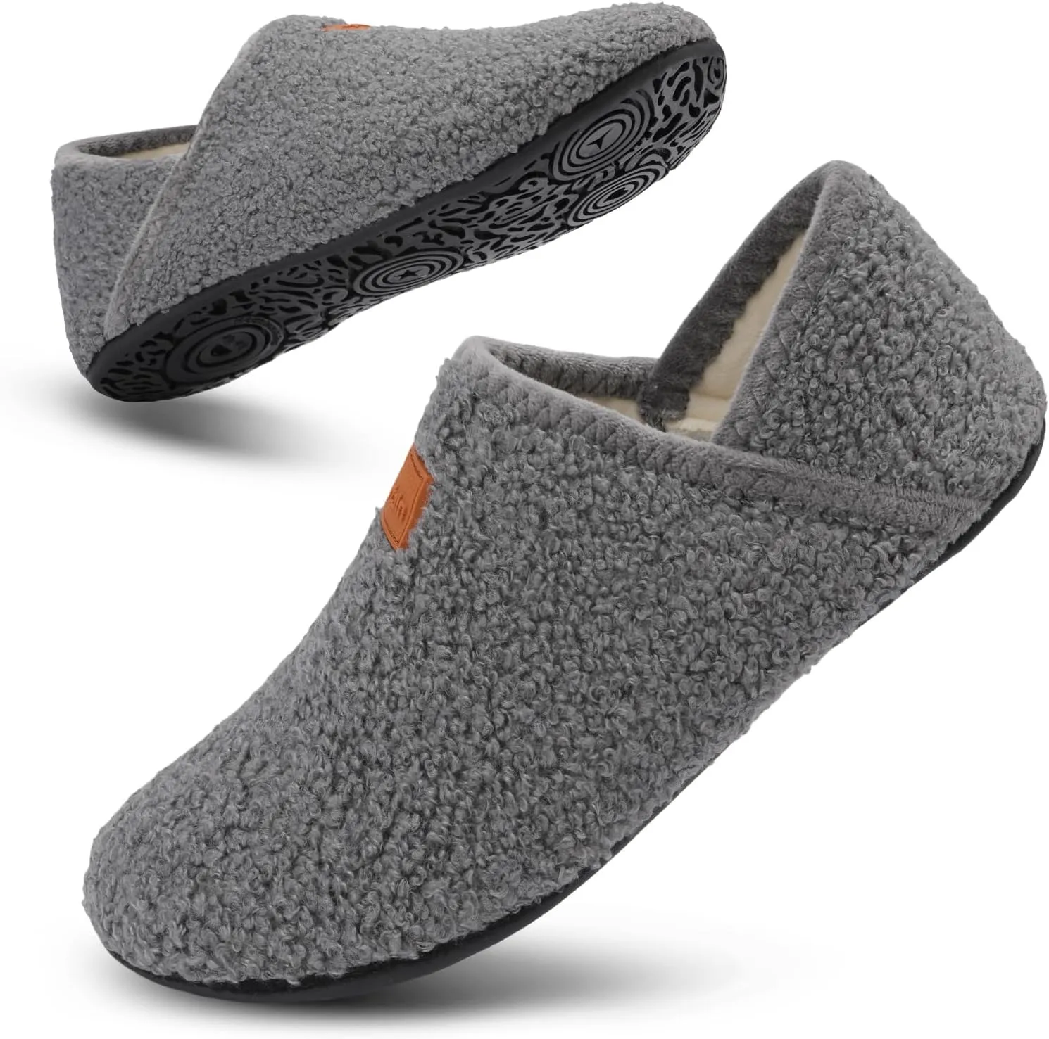 Scurtain Slippers for Women Men House Slipper Socks Lightweight Unisex Adults Barefoot Shoes Non-Slip Travel Slippers