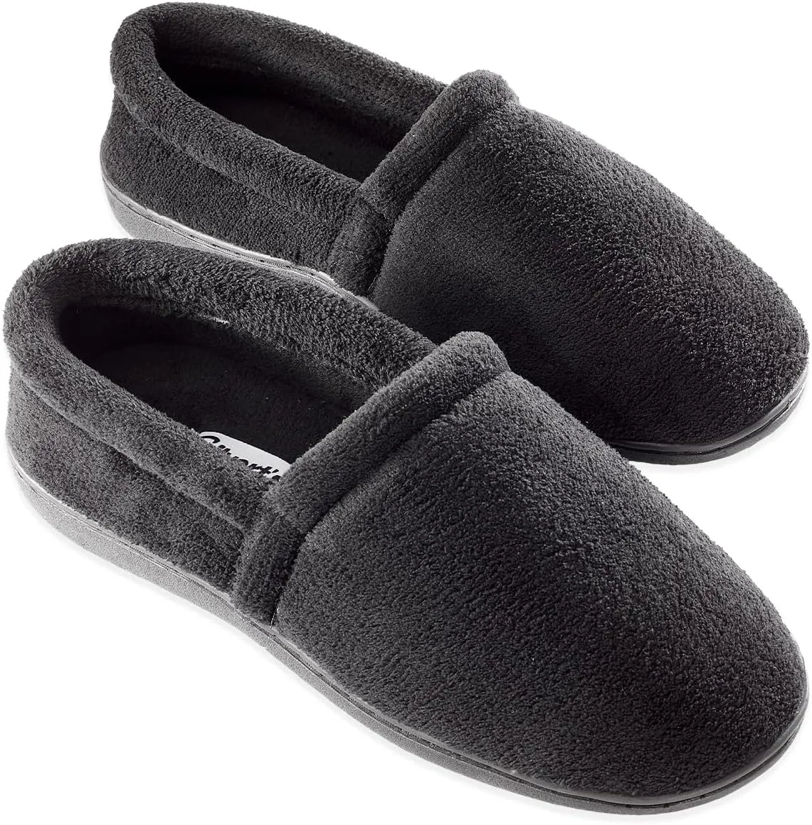 Silvert's Adaptive Clothing & Footwear Men’s Memory Foam Comfort House Slippers for Seniors