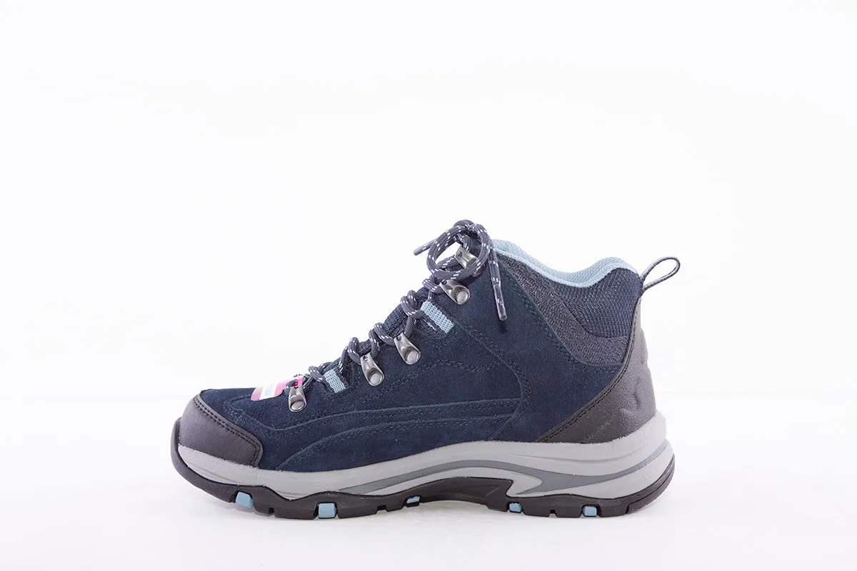 SKECHERS - 167004 TREGO ALPINE TRAIL LACED HIKER BOOT - NAVY