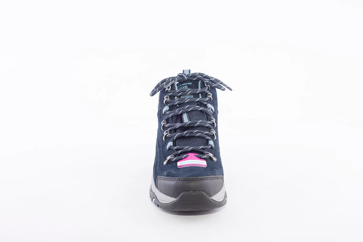 SKECHERS - 167004 TREGO ALPINE TRAIL LACED HIKER BOOT - NAVY
